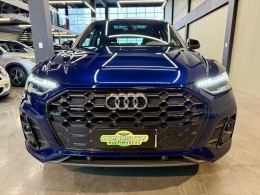 AUDI - Q5 2.0 TFSI S LINE BLACK QUATTRO S TRONIC 4P - 2021/2021 - AZUL - R$ 255.900,00